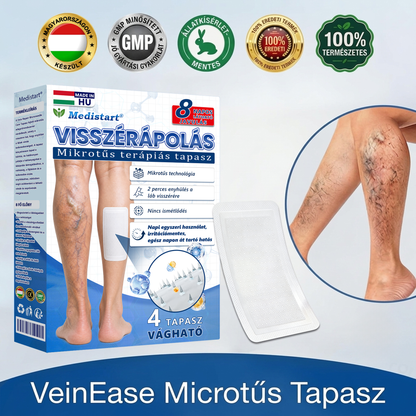 ✨🌿Medistart® Visszérápoló Mikrotűs Gondozó Tapasz ⚡ Azonnali Megkönnyebbülés, Hosszú Távú Eredmények