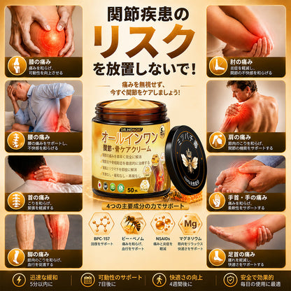 JP DR.HONOR® オールインワン 関節＆骨サポートクリーム🎉🎉 （中高年の方のために特別設計）